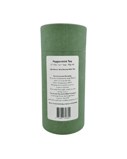 Peppermint Tea 20 ‘Silky’ Tipi™ Bags Gift Tube - Image 2