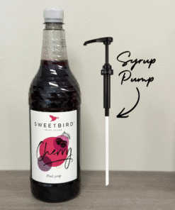 Sweetbird Cherry Syrup 1 Litre With Pump