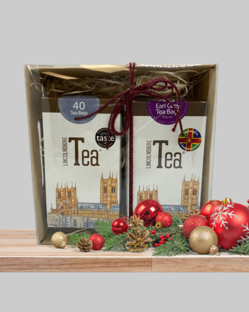 Christmas gift, Lincolnshire Box with tea bags