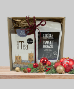 Christmas gift, Lincolnshire Box with Brazil Blend coffee