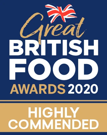 Great british food awards 2020 highly commended.