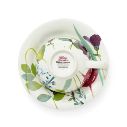 Portmeirion Water Garden Cup, Saucer & Spoon - Image 3