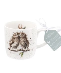 Royal Worcester Wrendale Designs Birds of a Feather Owl Fine Bone China Mug