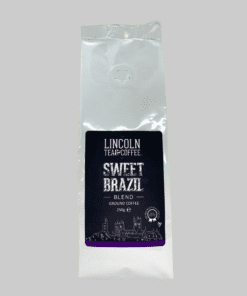 Lincoln coffee's Smart Sweet Brazil Blend 250g Ground Coffee.