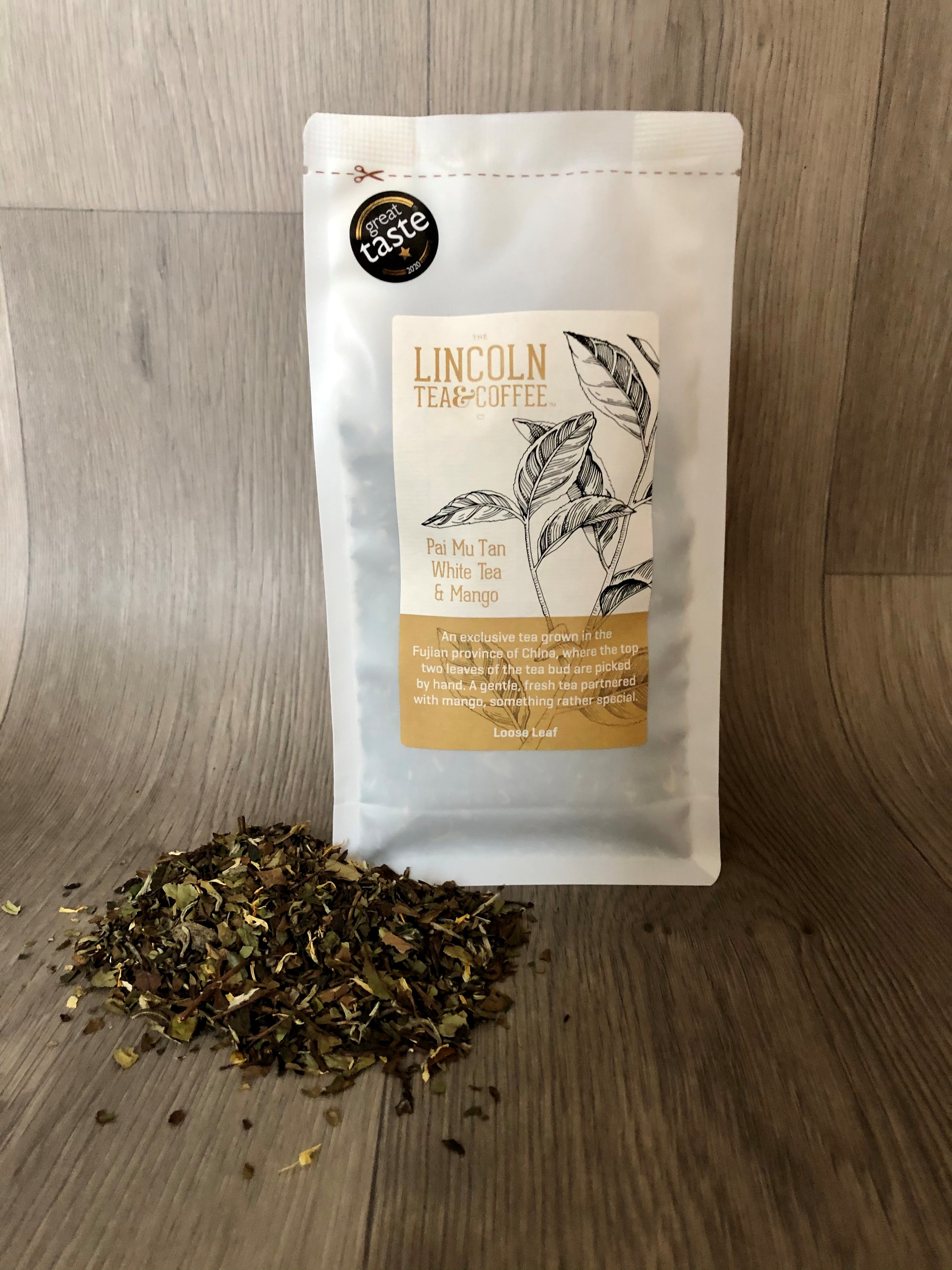 The Lincoln Tea & Coffee Company Pai Mu Tan White Tea & Mango