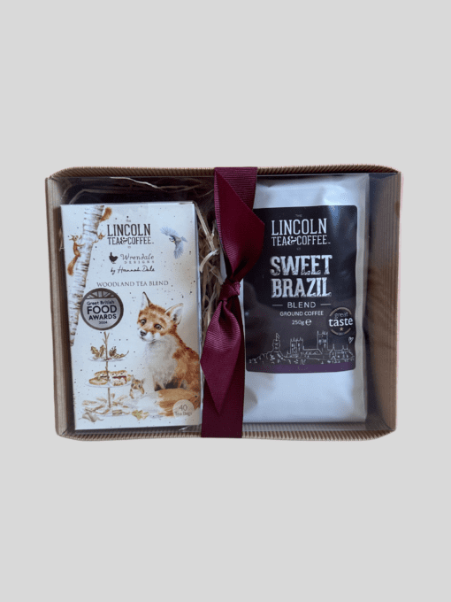 Wrendale Woodland Tea Blend & Sweet Brazil Blend 250g Ground Coffee