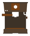 Clipart of a coffee machine